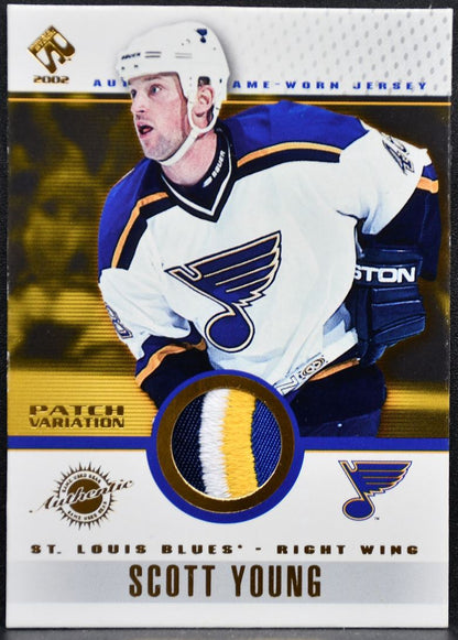 2001-02 Pacific Private Stock Patch Variation Scott Young 90 Patch 9547