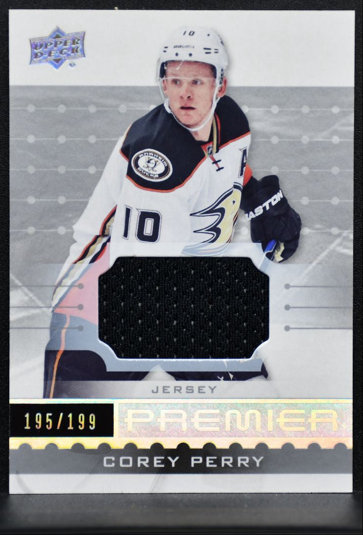 2016-17 UD Premier Base Jersey Corey Perry 22 /199 Jersey 2722