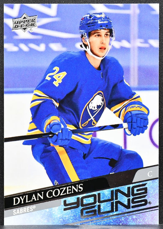 2020-21 Upper Deck Series 2 Young Guns Dylan Cozens 495 Buffalo Sabres RC 8883