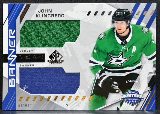 2021-22 SP Game Used West Conf Banner Year Relics Klingberg Jersey 4645