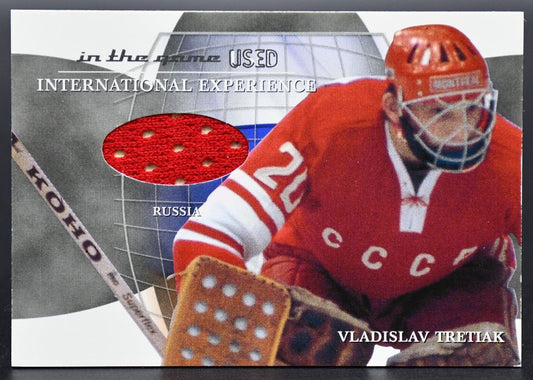 2004-05 In The Game Used International Experience Vladislav Tretiak IE-18 Jersey