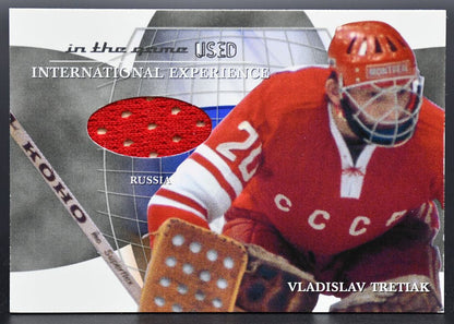 2004-05 In The Game Used International Experience Vladislav Tretiak IE-18 Jersey
