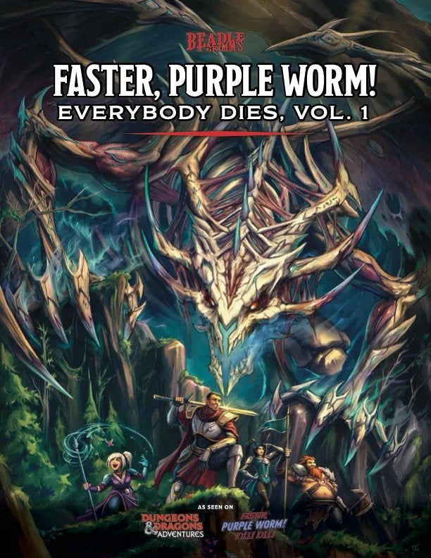 DND ADVENTURES: FASTER, PURPLE WORM! VOL. 1