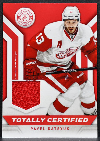 2013-14 Panini Totally Certified Jerseys Red Pavel Datsyuk Red Wings Jersey 6205