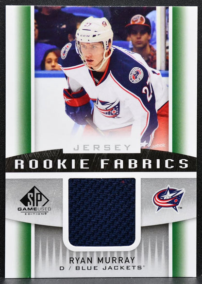 2013-14 SP Game Used Rookie Fabrics Ryan Murray Blue Jackets RC Jersey 3766