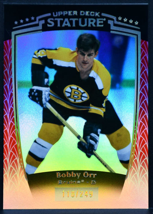 2024-25 Upper Deck Stature Red Bobby Orr 29 Boston Bruins 118/249 7337