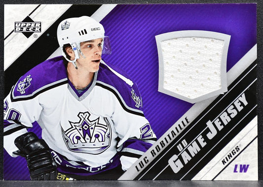 2005-06 Upper Deck UD Game Jersey Luc Robitaille J-LR Kings Jersey 8337