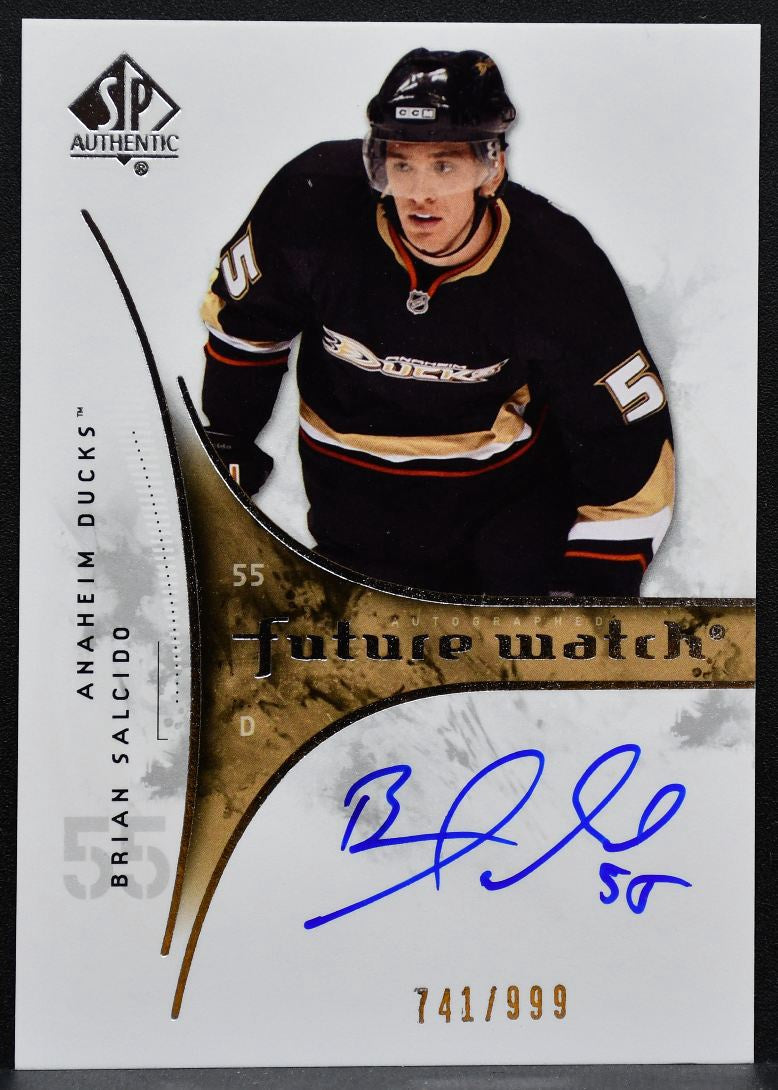 2009-10 SP Authentic Future Watch Auto Salcido RC Auto 741/999 2688