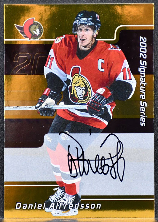 2002-03 Be a Player Signature Series Autograph Daniel Alfredsson 191  Auto