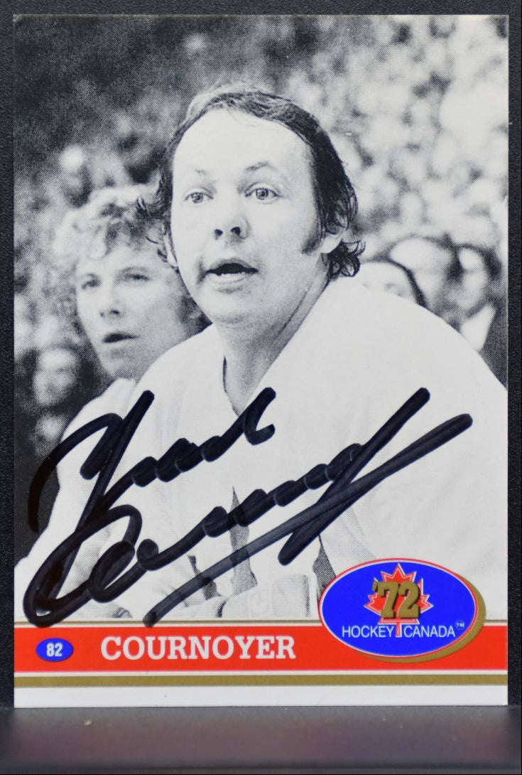 1991-92 Future Trends Canada â€™72 Paint Autographs Yvan Cournoyer Auto 9670