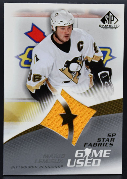 2003-04 SP Game Used Mario Lemieux 105 Pittsburgh Penguins Jersey