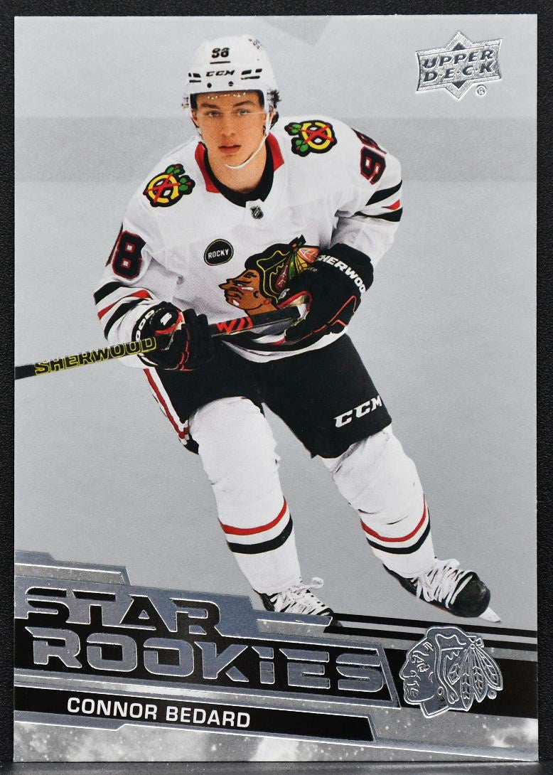 2023-24 Upper Deck Star Rookies Box Set Connor Bedard 1 Chicago Blackhawks RC 8280