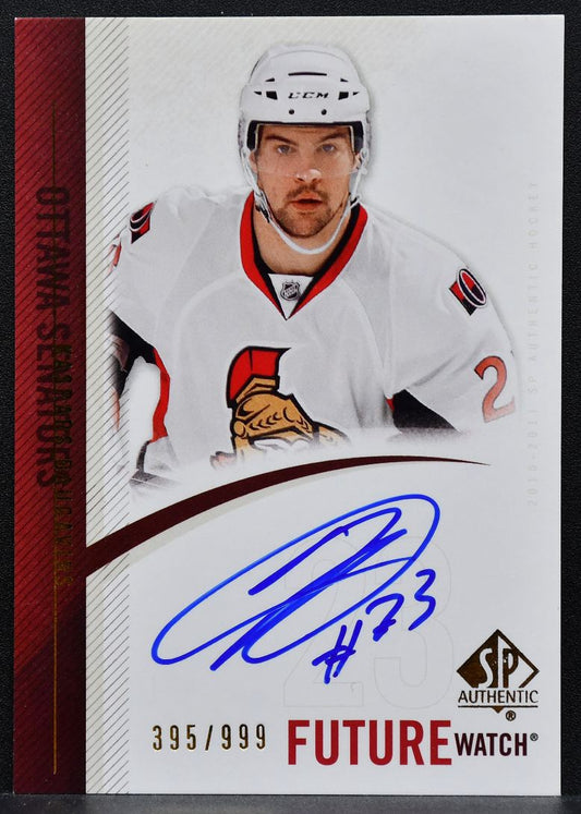 2010-11 SP Authentic Future Watch Auto Kaspars Daugavins Senators RC Auto 0613