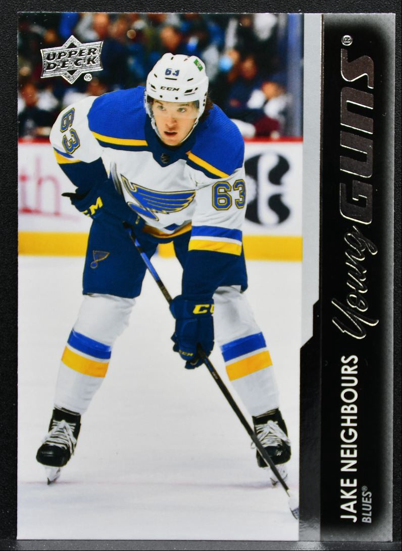 2021-22 Upper Deck Series 2 Young Guns Jake Neighbours St. Louis Blues RC 0160