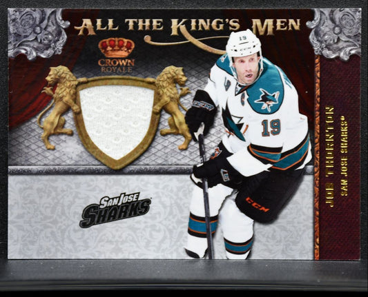 2011-12 Panini Crown Royale All The Kings Men Memorabilia Thornton Jersey 4290