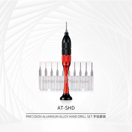 DSPIAE Precision Aluminum Alloy Hand Drill Set