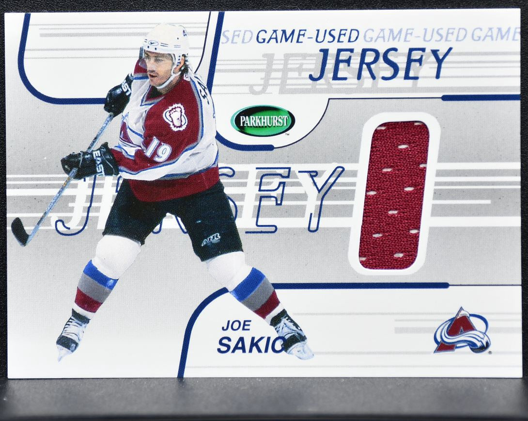 2002-03 Parkhurst Jerseys Joe Sakic GJ-34 Jersey 1847