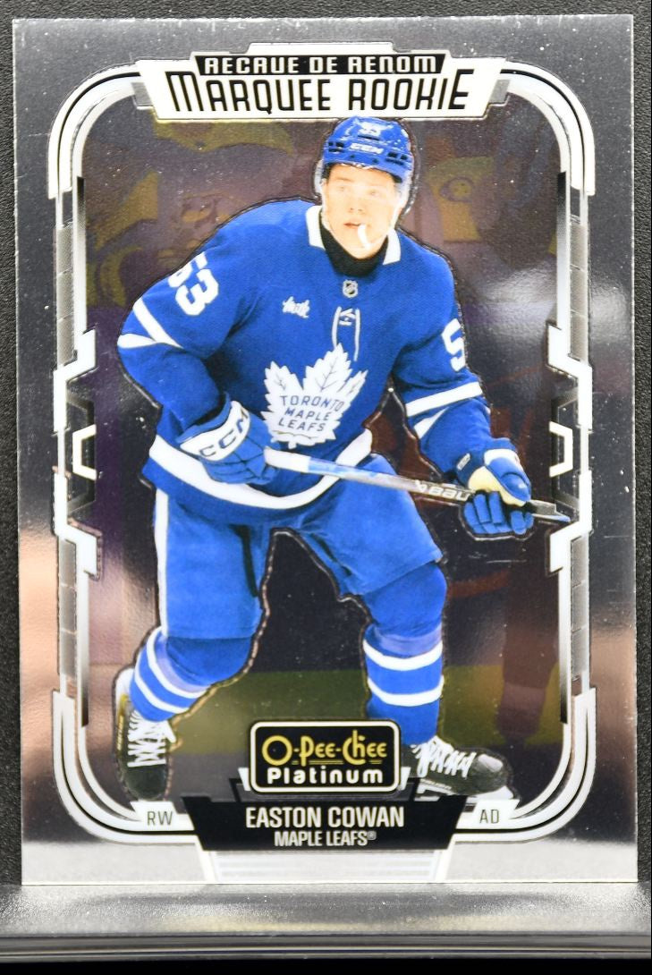 2025-26 O-Pee-Chee Platinum Marquee Rookie Easton Cowan 287 Maple Leafs RC 8877