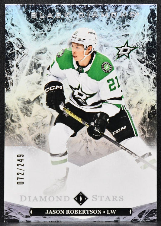 2024-25 Upper Deck Black Diamond Stars Jason Robertson BDS-JR 072/249 6100