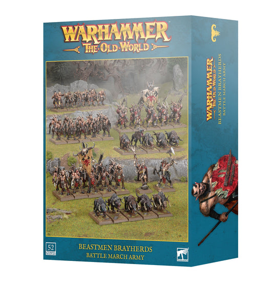 Beastmen Brayherds Battle March Army (PRE ORDER) (RELEASE SEP 12)