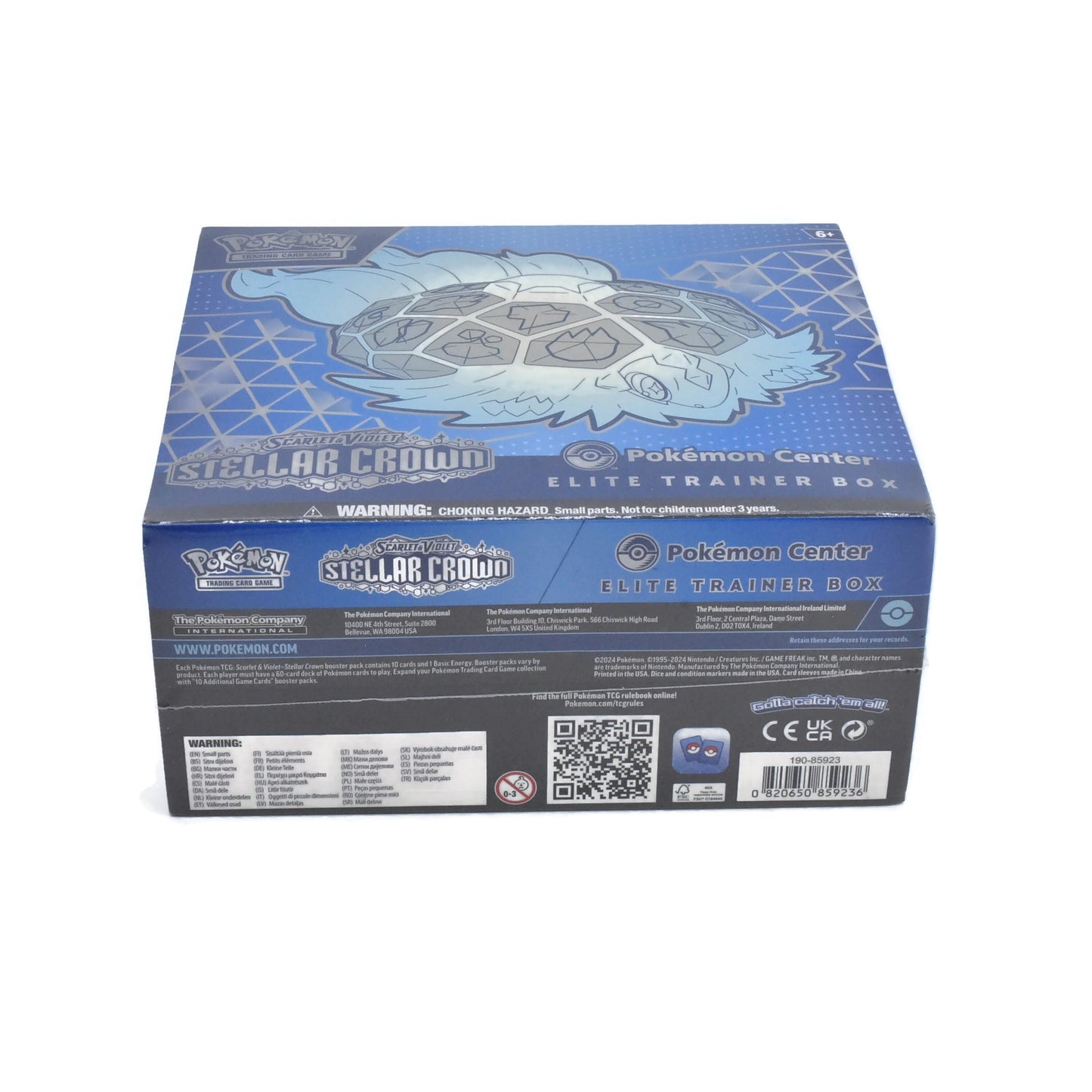 Pokémon TCG SEALED STELLAR CROWN Pokemon Center ETB Elite Trainer Box New