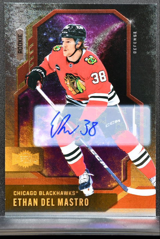 2024-25 SkyBox Metal Universe Base Rookie Autographs Del Mastro RC Auto 2430