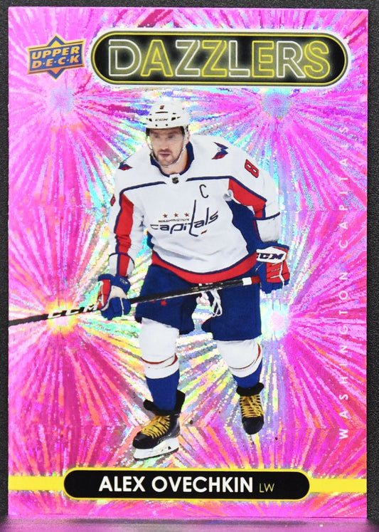 2021-22 UD Series 1 Dazzlers Pink Alex Ovechkin DZ-47 Washington Capitals 5326