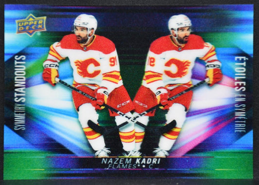 2023-24 UD Tim Hortons Symmetry Standouts Nazem Kadri 3D-3 Calgary Flames 7276