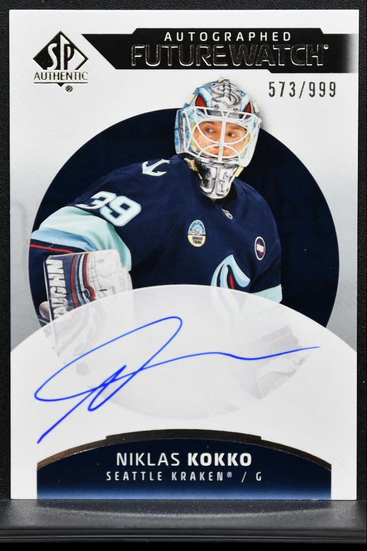 2025-26 SP Authentic Future Watch Auto Kokko Seattle Kraken RC Auto 573/999 9652