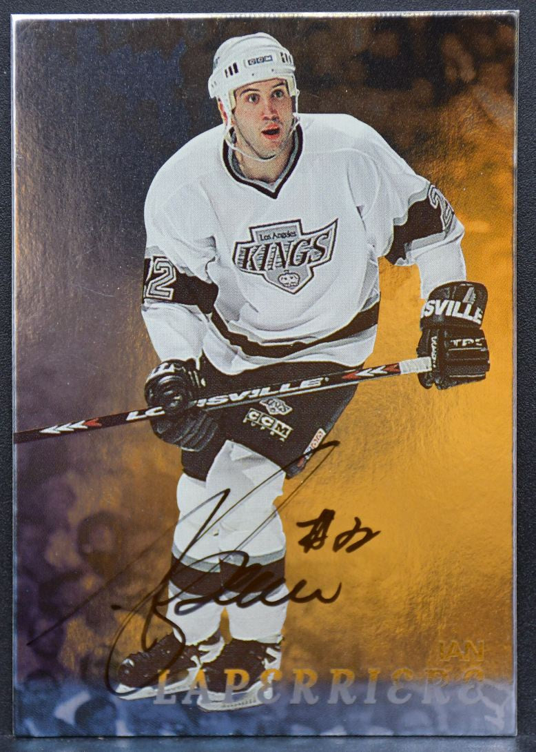 1998-99 Be a Player Autographs Ian Laperriere 65 Los Angeles Kings Auto 9413