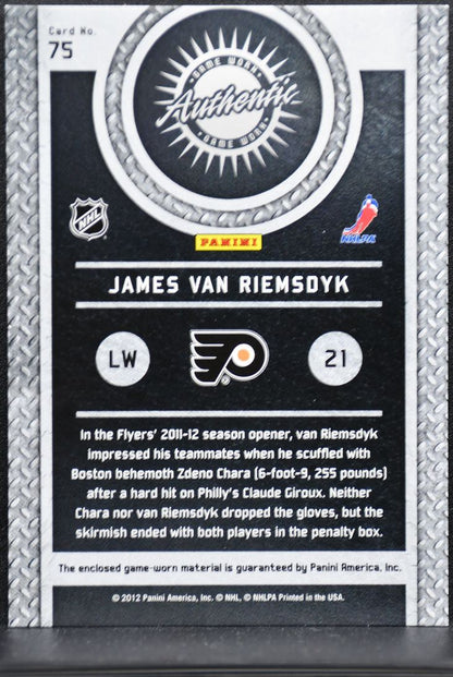 2011-12 Panini Titanium Game-Worn Gear Prime Van Riemsdyk /50 Patch 8762