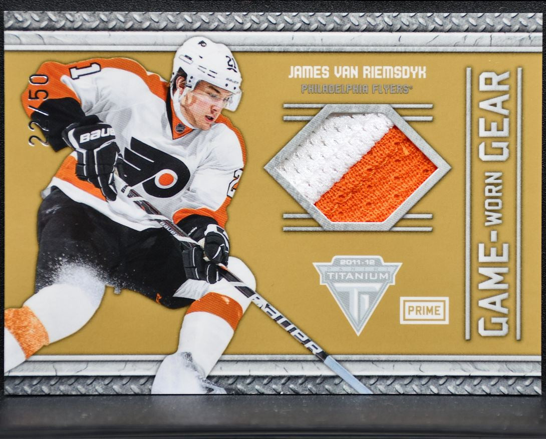 2011-12 Panini Titanium Game-Worn Gear Prime Van Riemsdyk /50 Patch 8762