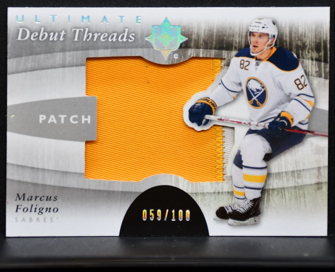 2011-12 UD Ultimate Debut Threads Patches Foligno RC 059/100 Patch 6293