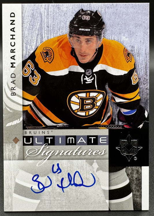 2012-13 UD The Cup Ultimate Collection Signatures Brad Marchand Auto