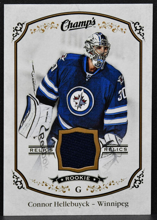 2015-16 Upper Deck Champ's Rookie Jerseys Connor Hellebuyck J-CH RC Jersey 8548