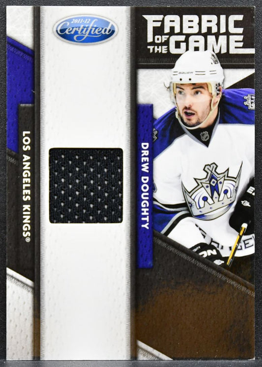 2011-12 Panini Certified Fabric of the Game Drew Doughty Kings 10/99 Jersey 6449