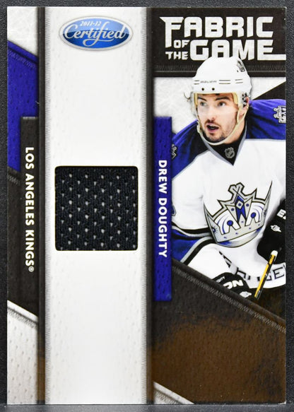 2011-12 Panini Certified Fabric of the Game Drew Doughty Kings 10/99 Jersey 6449