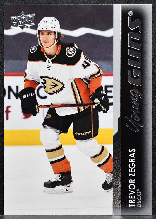 2021-22 Upper Deck Series 1 Young Guns Trevor Zegras 232 Anaheim Ducks RC 6477