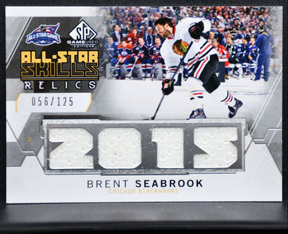 2015-16 SP Game Used 2015 All-Star Skills Relics Brent Seabrook /125 Jersey 1978