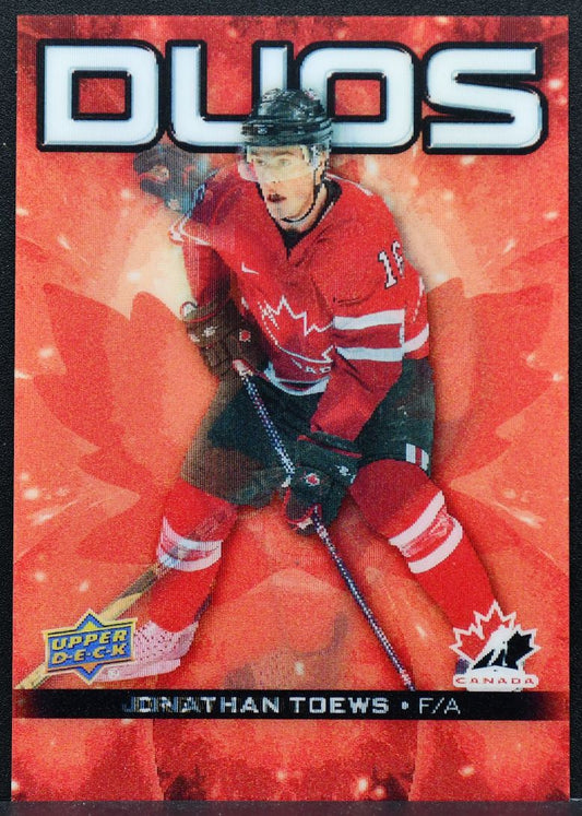 2025-26 Upper Deck Tim Hortons Duos Drew Doughty / Jonathan Toews CO-4 0060