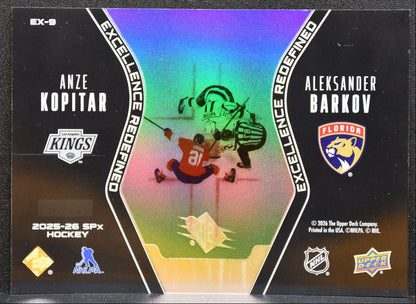 2025-26 SPx Excellence Redefined Anze Kopitar/Aleksander Barkov 0443