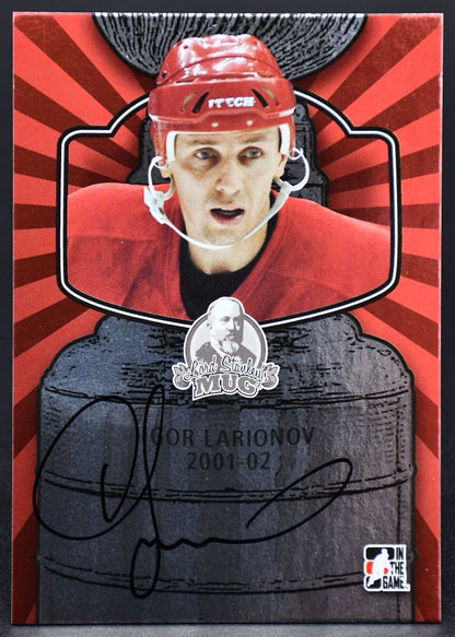 2012-13 In The Game Lord Stanley's Mug Igor Larionov A-IL3 Auto