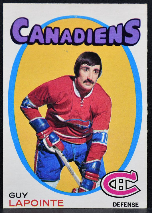 1971-72 O-Pee-Chee Guy Lapointe 145 Montreal Canadiens 3506