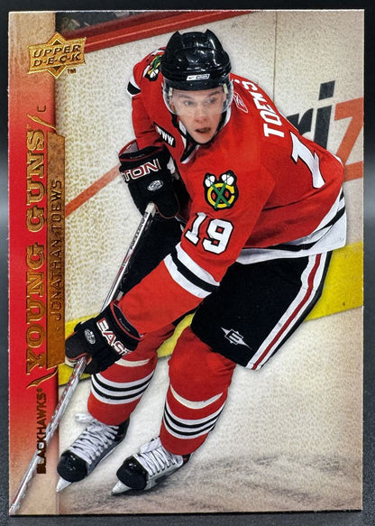 2007-08 UD Young Guns Young Guns Jonathan Toews 462 Chicago Blackhawks RC