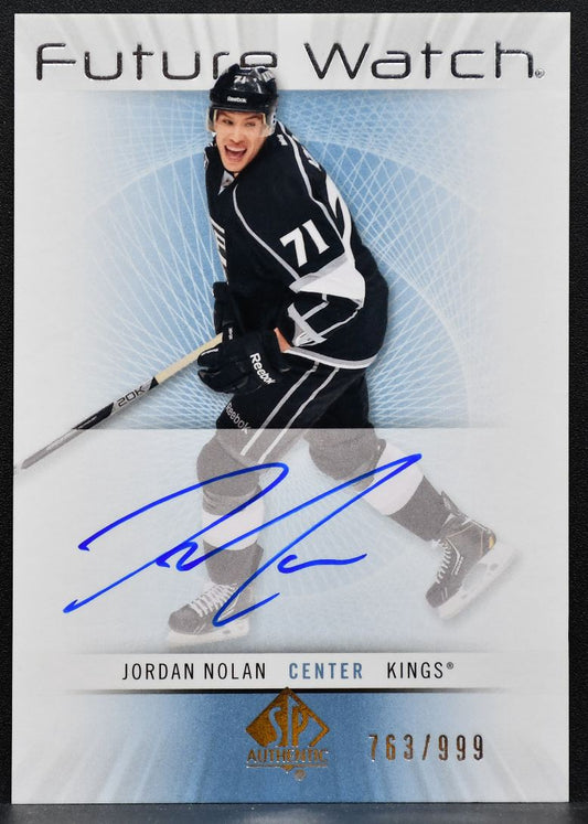 2012-13 SP Authentic Future Watch Auto Jordan Nolan Kings RC Auto 763/999 8191