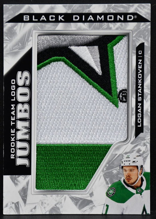 2024-25 UD Black Diamond RC Team Logo Jumbos Stankoven Stars RC Patch 3217