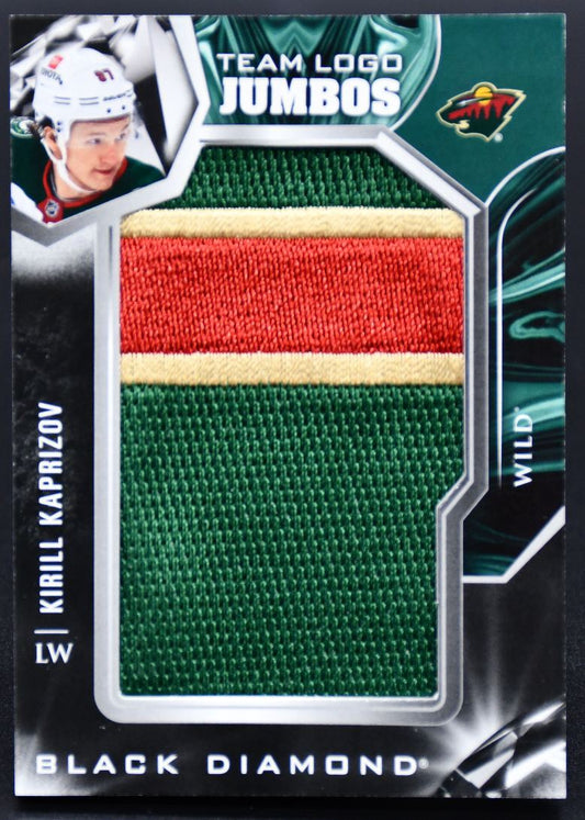 Patch Jumbos Kirill Kaprizov TL-KA avec logo de l'équipe UD Black Diamond 2022-23