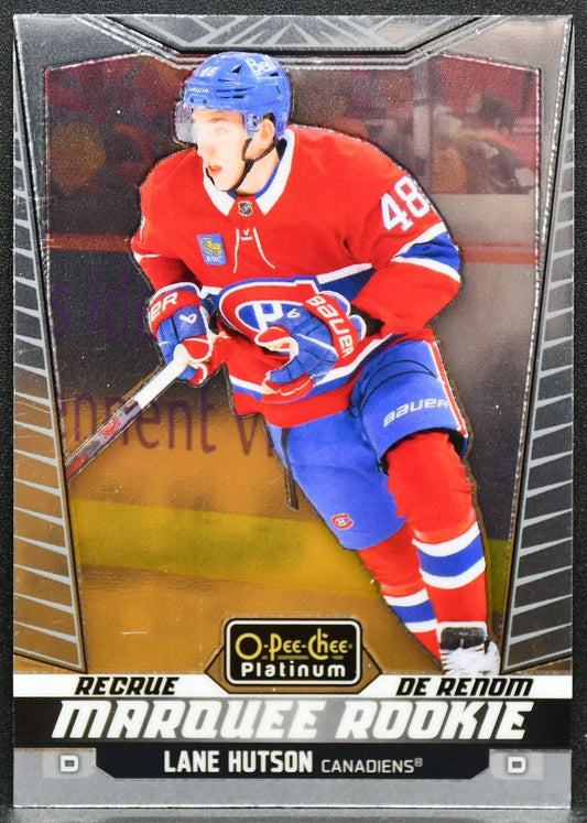 2024-25 O-Pee-Chee Platinum Marquee Rookie Lane Hutson 234 Canadiens RC 7099