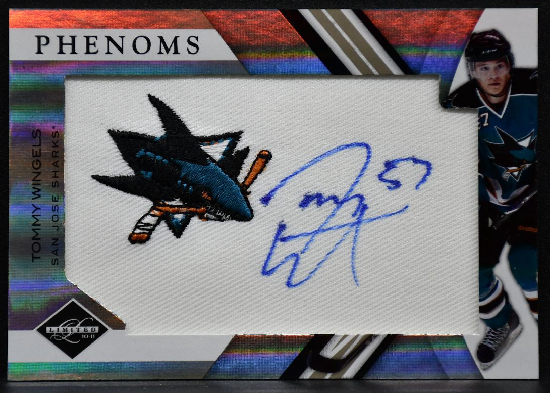 2010-11 Panini Limited Phenoms Tommy Wingels 193 RC Auto 108/299 Patch 4037