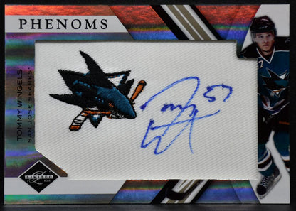 2010-11 Panini Limited Phenoms Tommy Wingels 193 RC Auto 108/299 Patch 4037